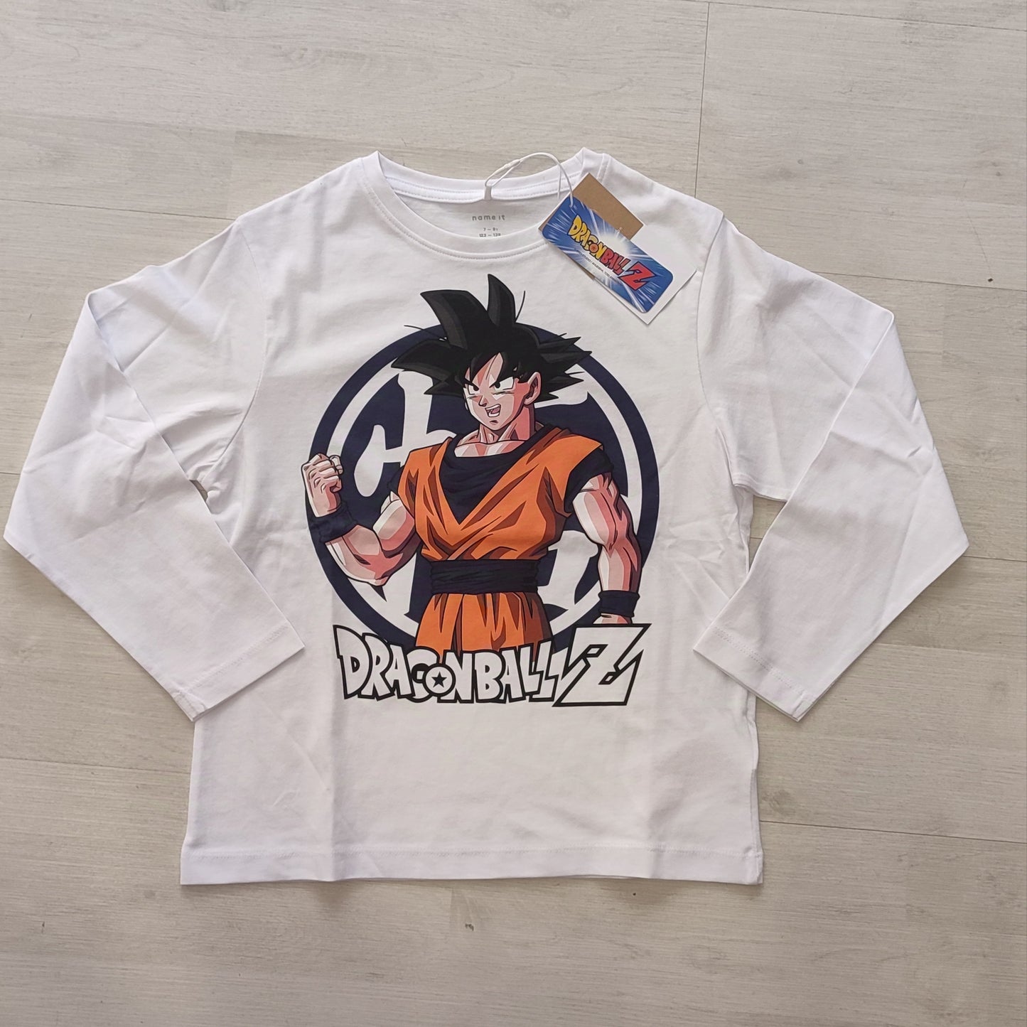 T-shirt manica lunga in cotone Dragonball
