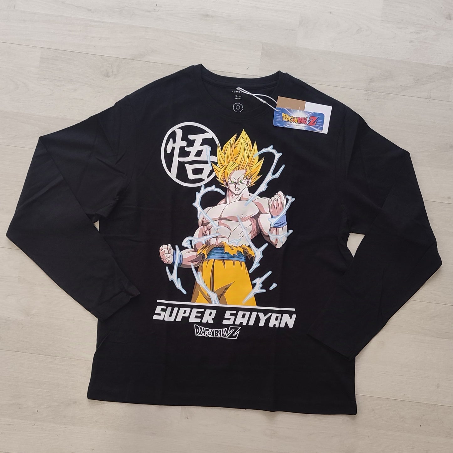 T-shirt manica lunga in cotone Dragonball