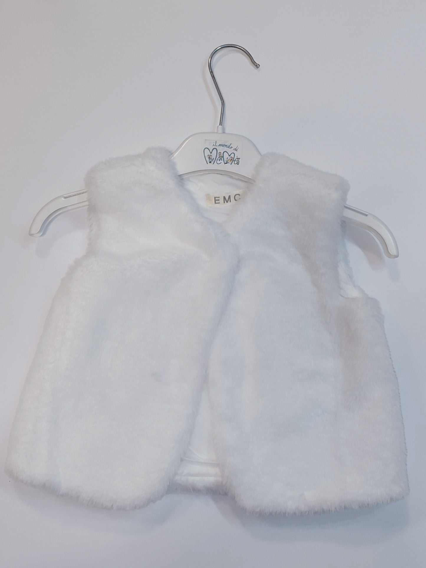 Pellicciotto smanicato per bambina