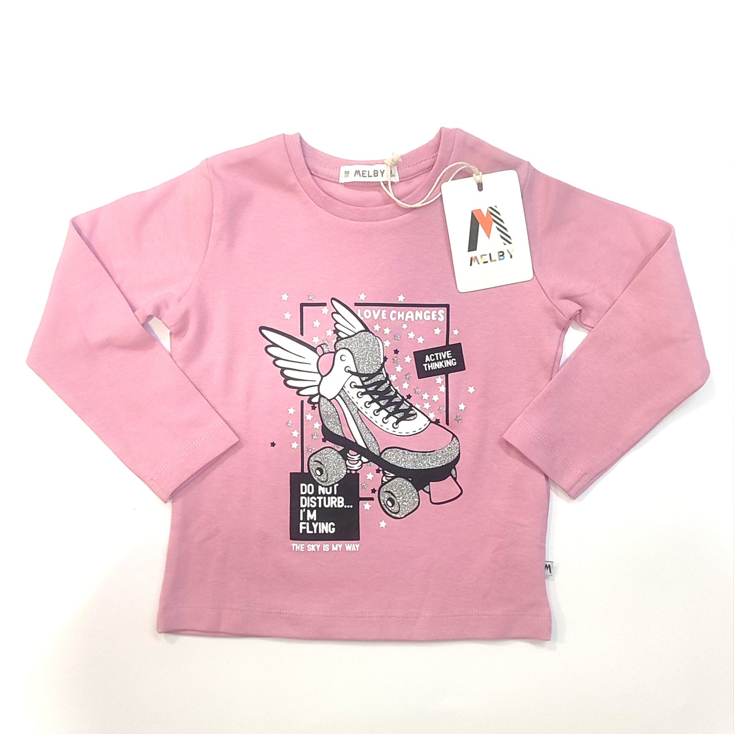 T-shirt manica lunga in caldo cotone