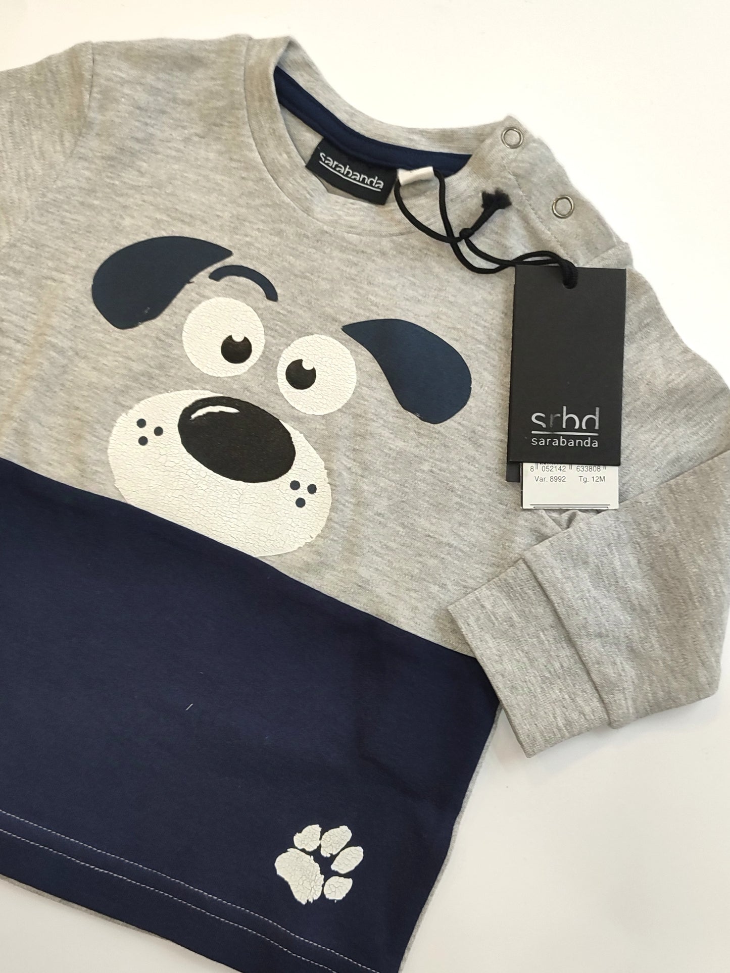 Maglia in cotone con polsino ( ultima 12 mesi)