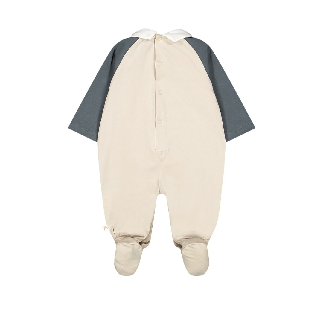 Tutina con manica raglan per neonato