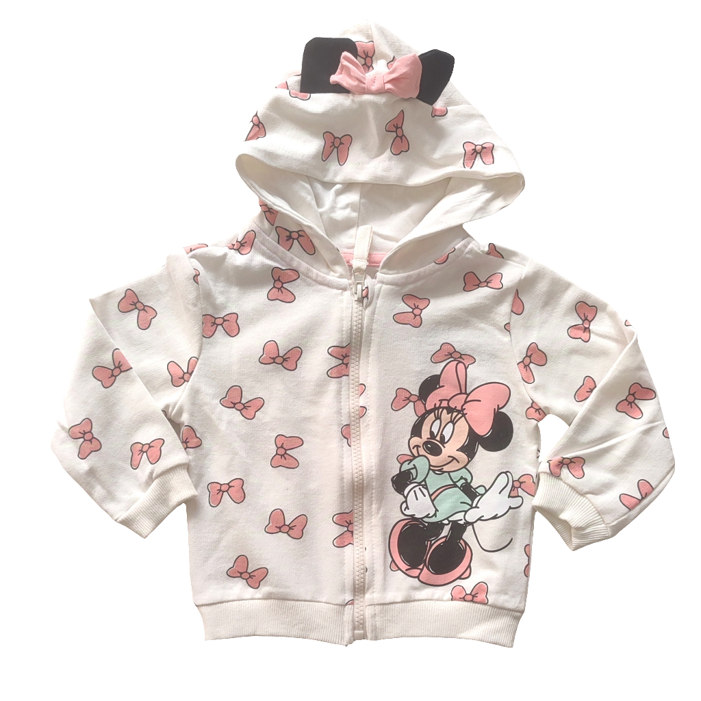 Felpa con stampa Minnie Disney