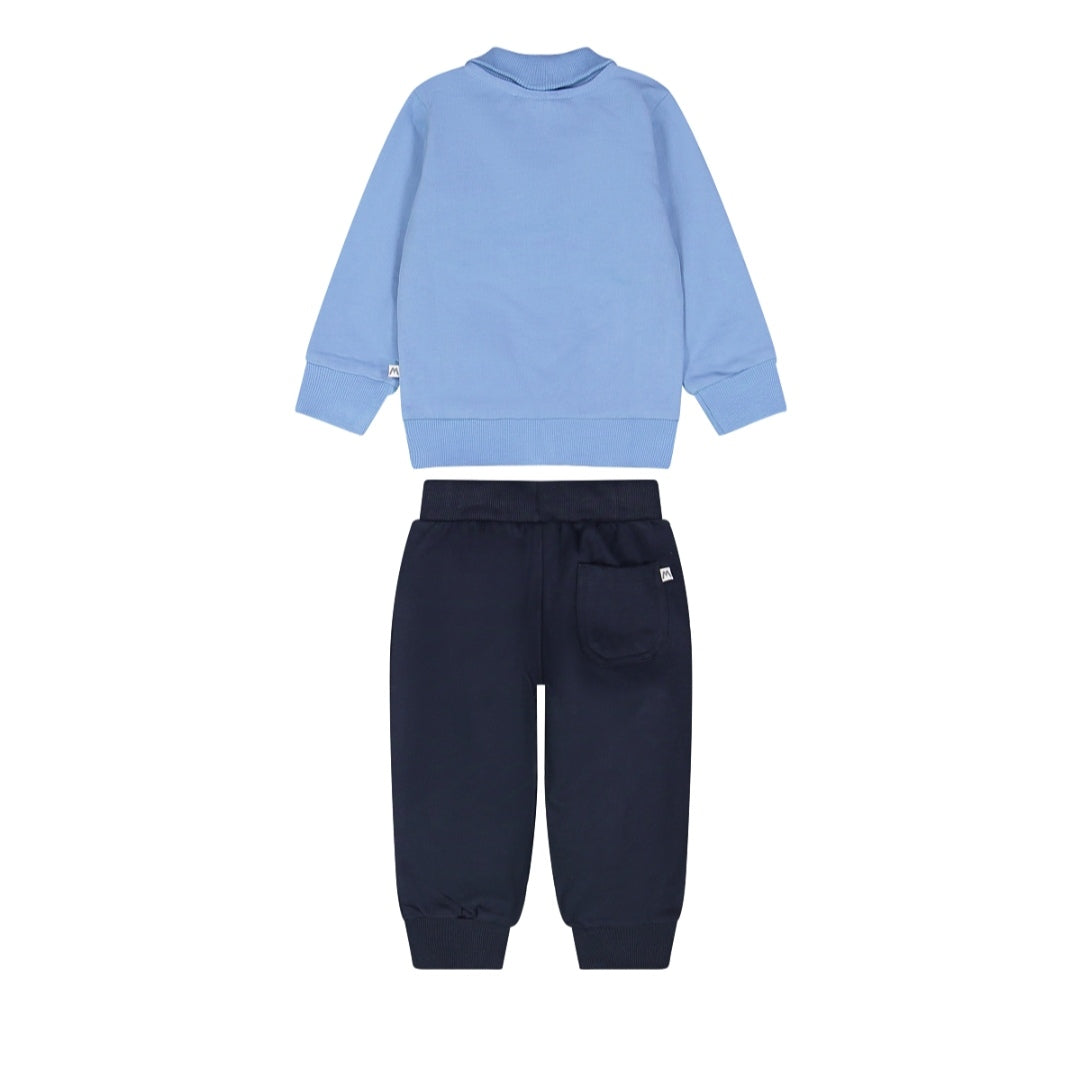 Completo tuta con zip neonato