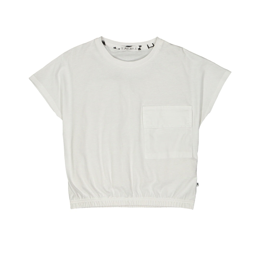 T-shirt body con taschino per bambina