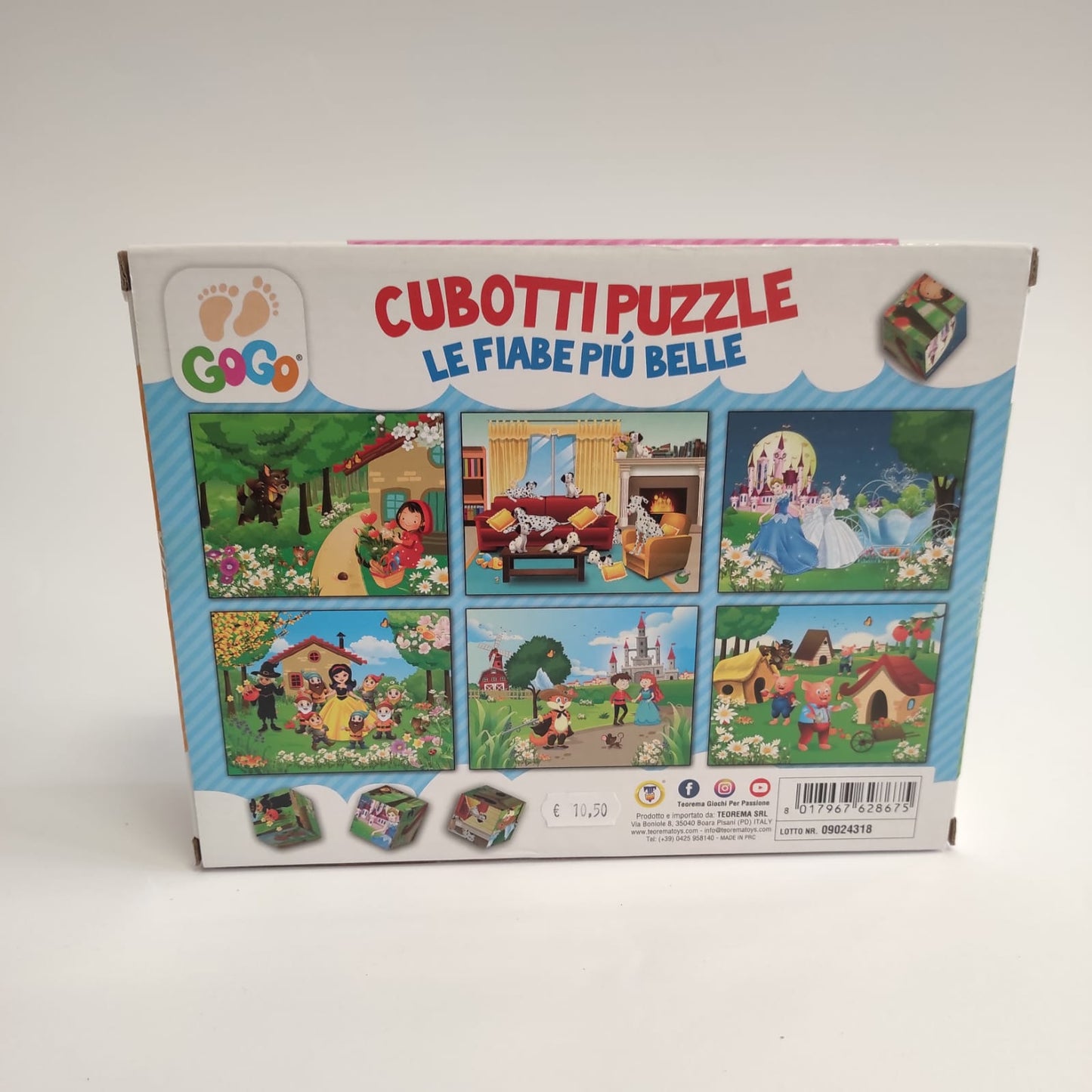 Cubotti puzzle delle fiabe