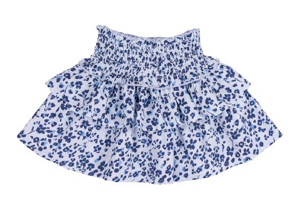 Gonna a balze in cotone per bambina - EMC