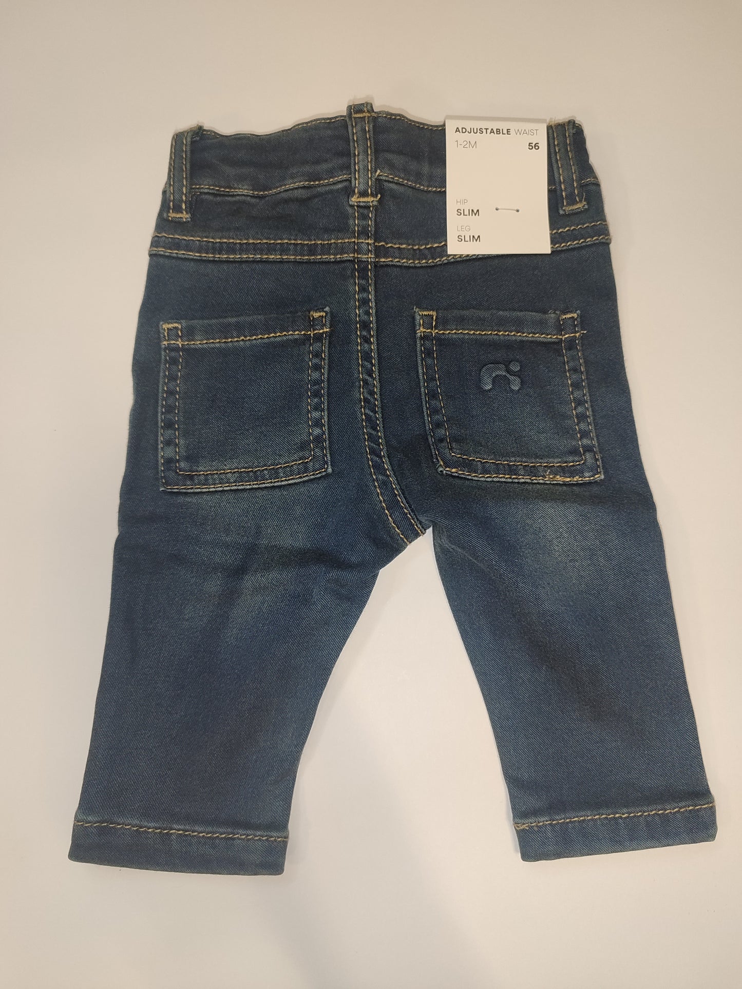 Jeans felpato internamente per neonato