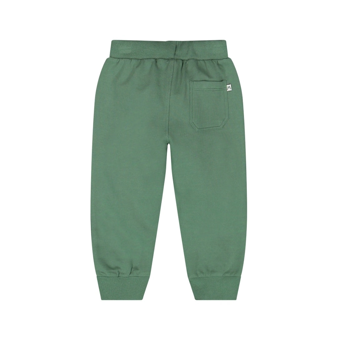 Pantalone jogger in felpa di cotone per neonato