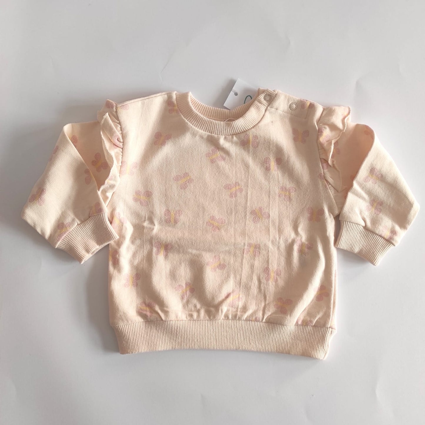 Felpa in cotone per bambina