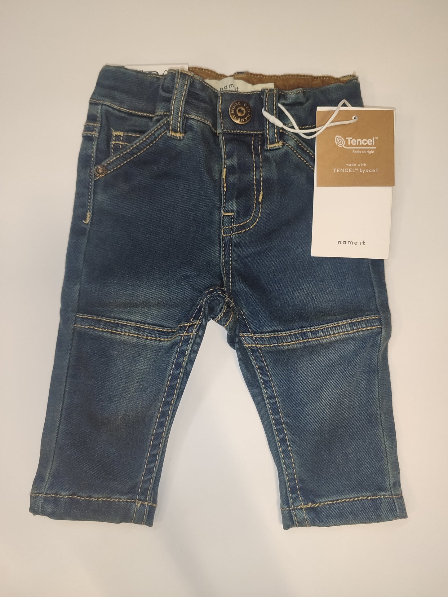 Jeans felpato internamente per neonato