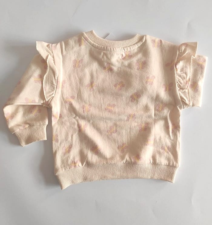 Felpa in cotone per bambina