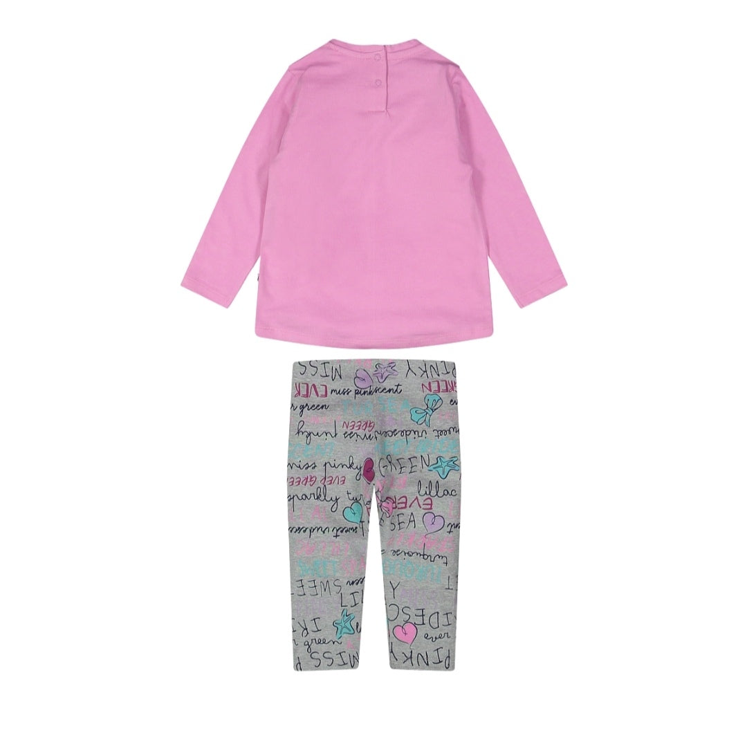 Completo 2 pezzi per neonata
