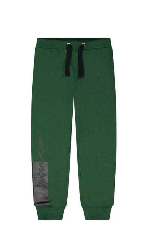 Pantalone jogger in felpa invernale bambino