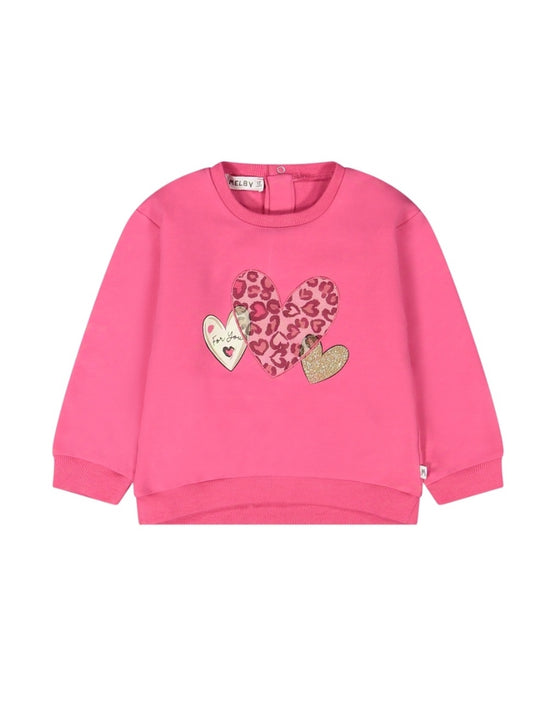 Felpa girocollo per bambina