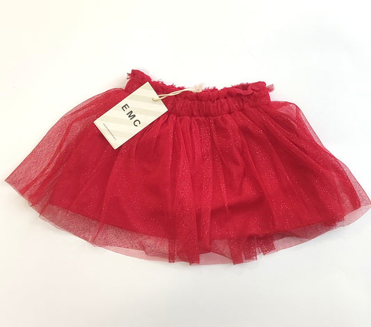 Gonna in tulle con brillantini per bambina