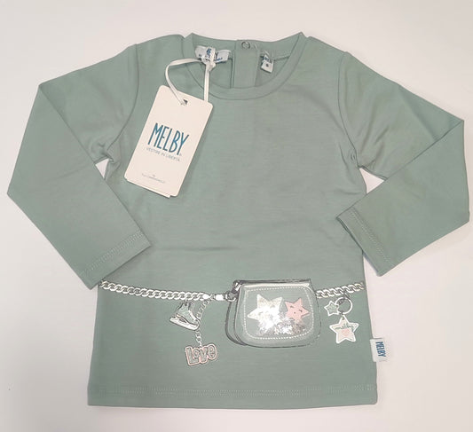 T-shirt manica lunga in cotone