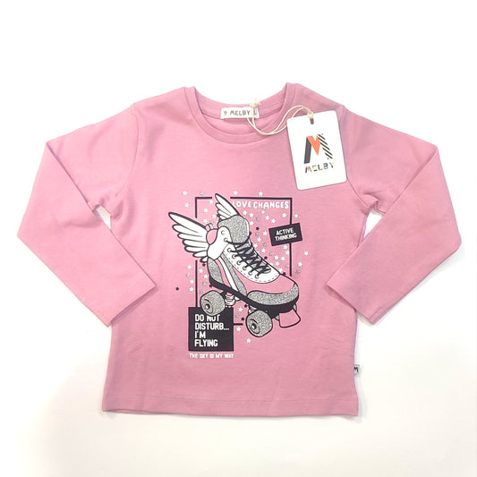 T-shirt manica lunga in caldo cotone