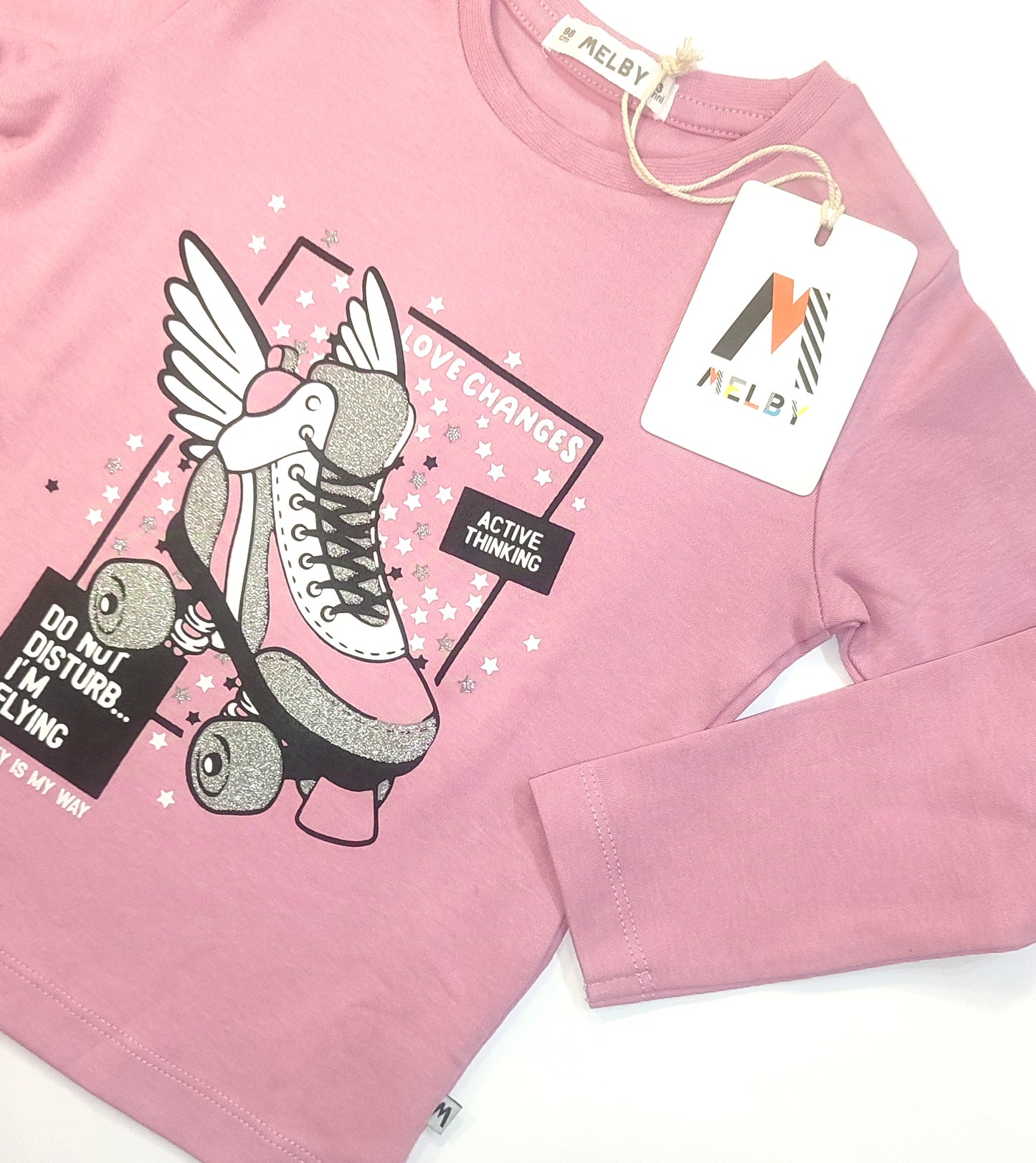 T-shirt manica lunga in caldo cotone