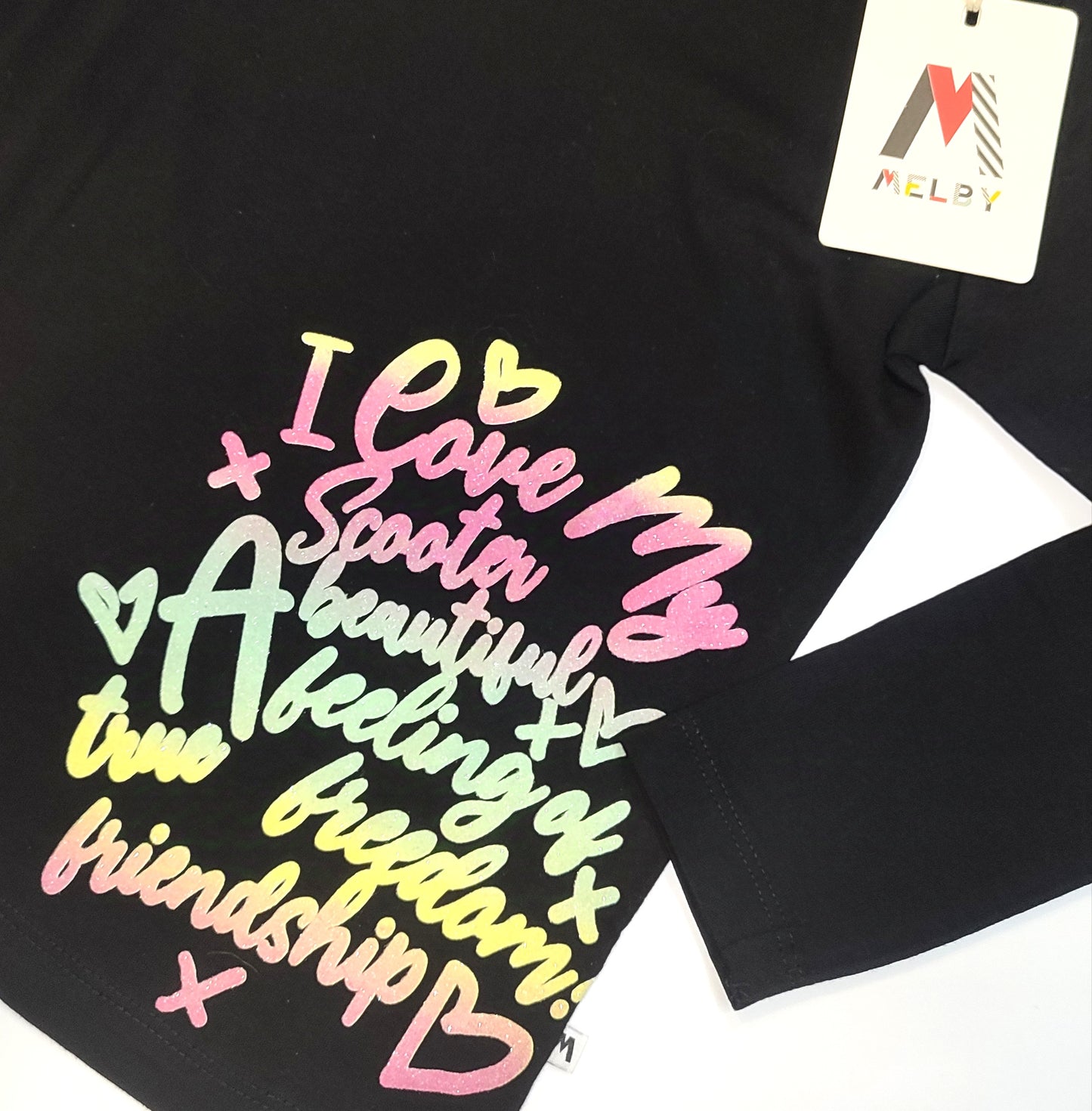 T-shirt manica lunga in cotone