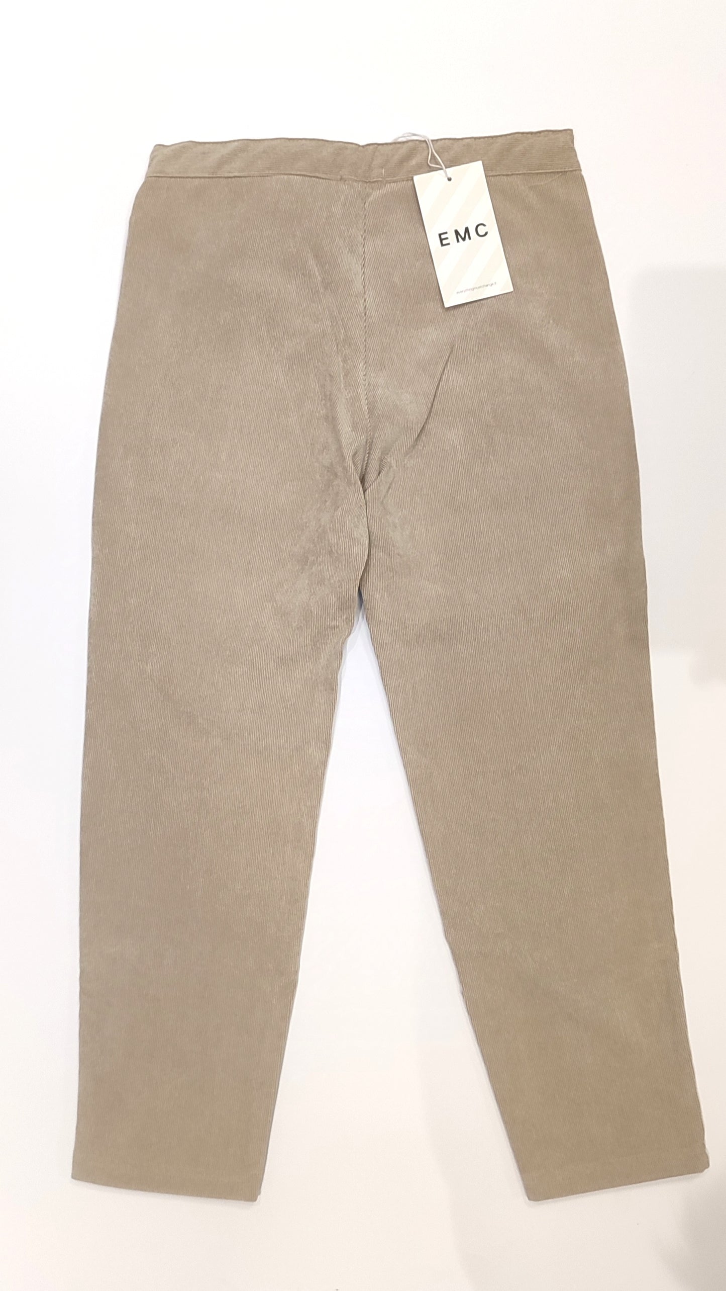 Pantalone elegante a costine simil velluto