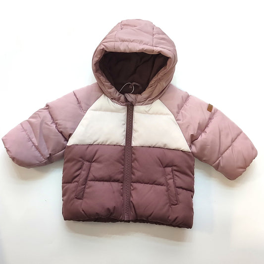 Giubbotto piumino con pile interno per bambina