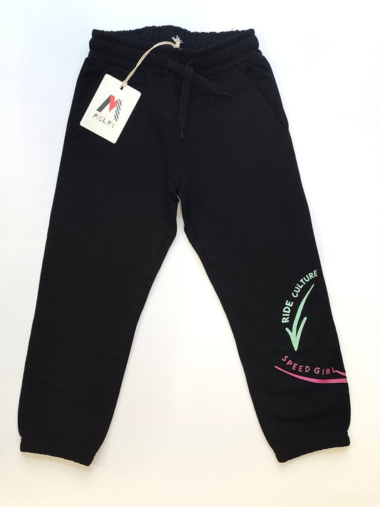 Pantalone tuta in cotone per bambina