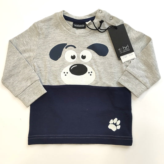 Maglia in cotone con polsino ( ultima 12 mesi)