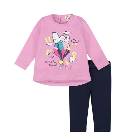 Completo in jersey per bambina