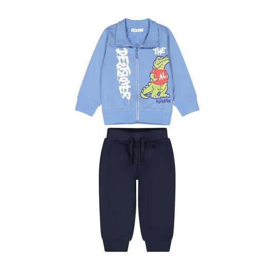 Completo tuta con zip neonato