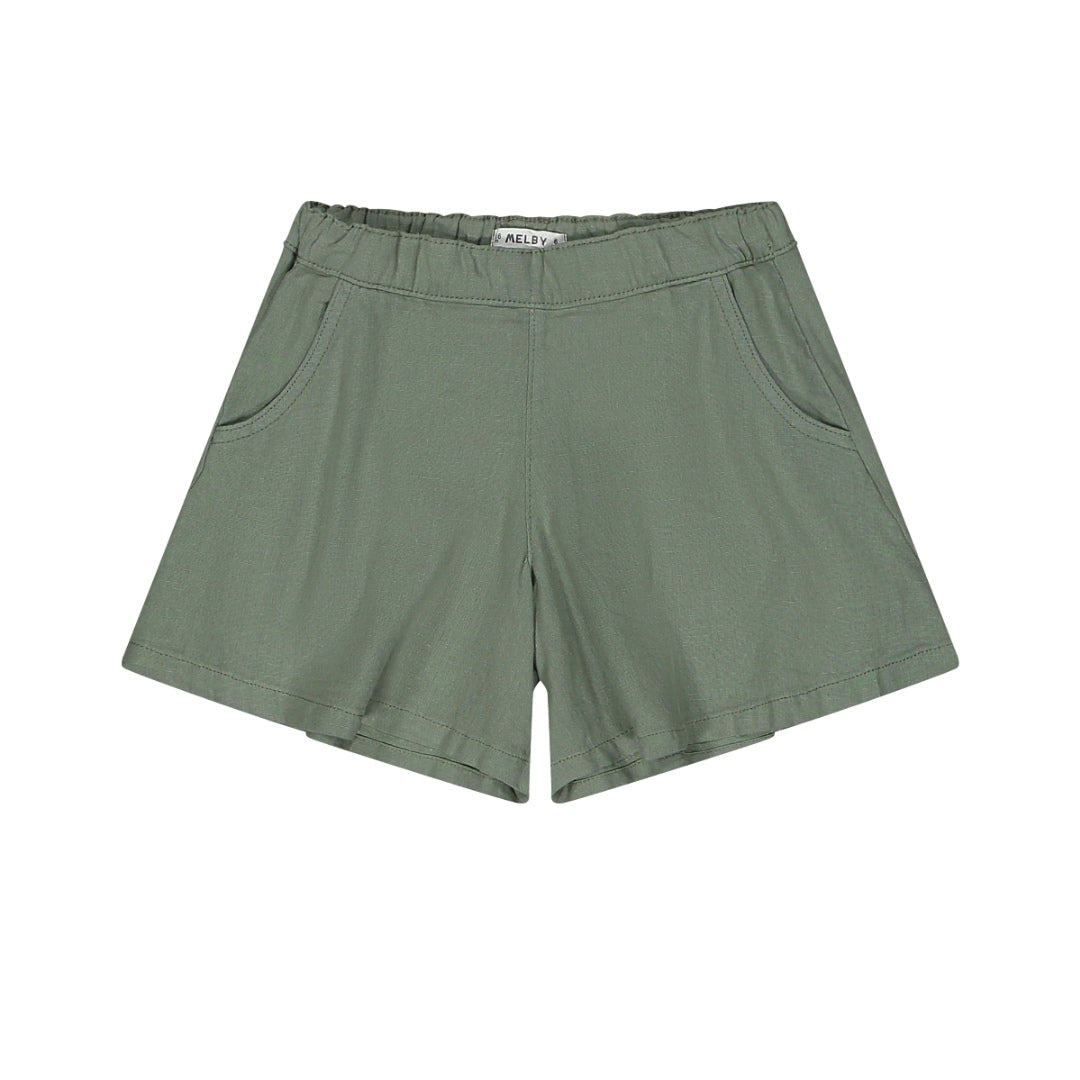 Bermuda in misto lino per bambina