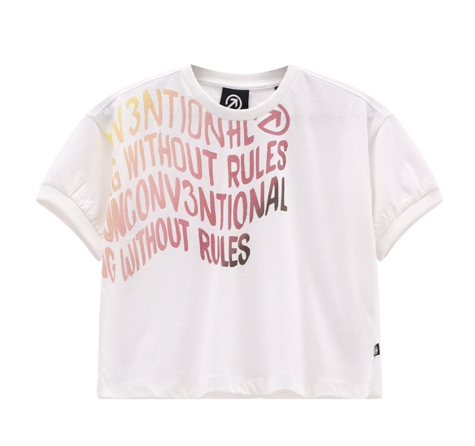 T-shirt crop per ragazza