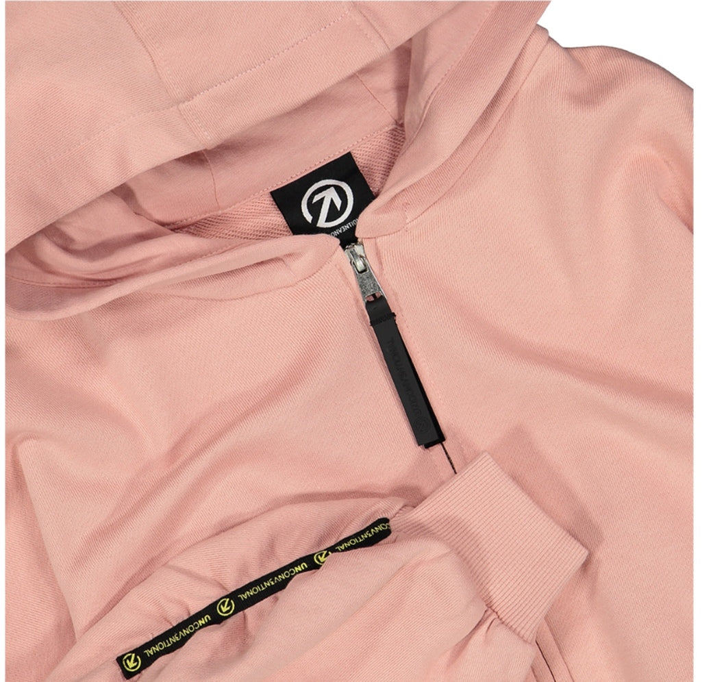 Felpa crop full-zip per ragazza