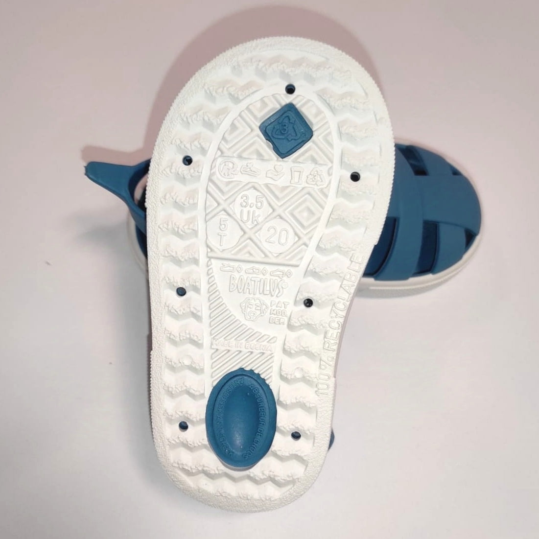 SANDALO "BOATILUS" BIMBO COLOR BLU JEANS AL PROFUMO DI LIMONE