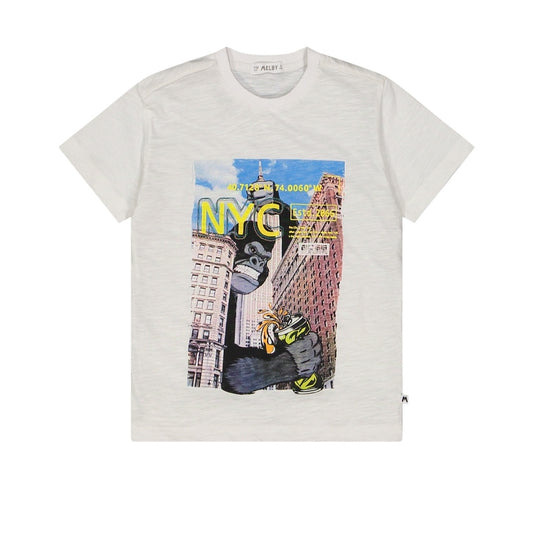 T-shirt con stampa animali per bambino