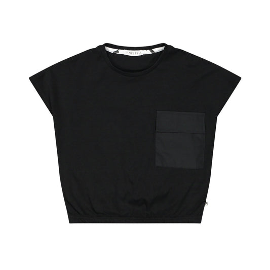 T-shirt body con taschino per bambina