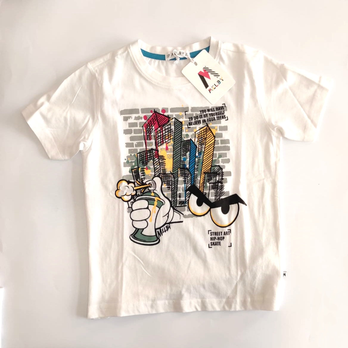 T-shirt mezza manica per bambino 8 anni