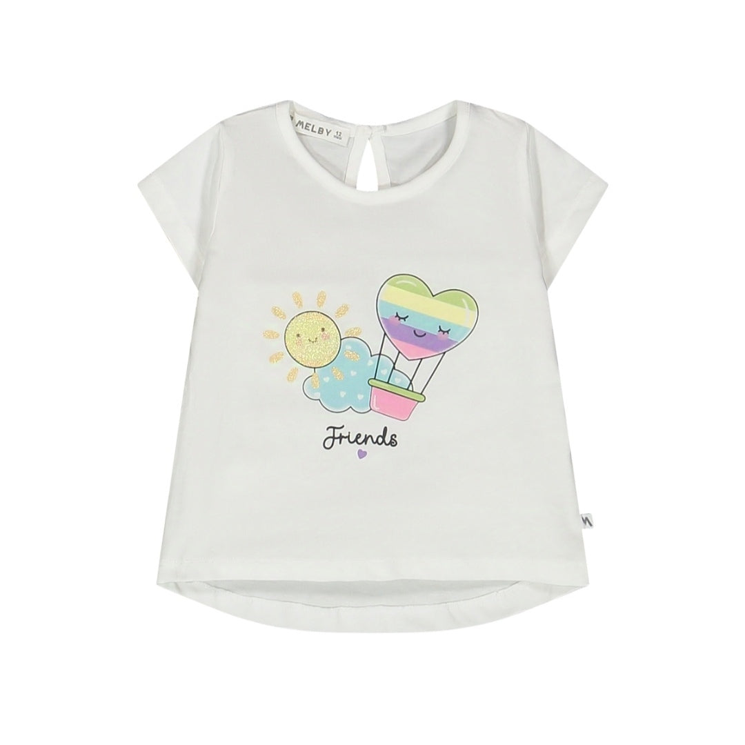T-shirt con stampa per neonata