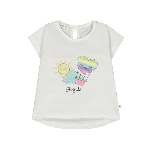 T-shirt con stampa per neonata