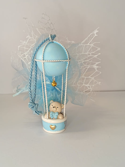 Bomboniera Battesimo Mongolfiera