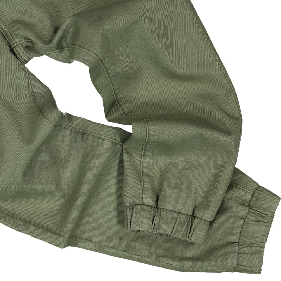 Pantalone in gabardina leggera con tasconi bambino