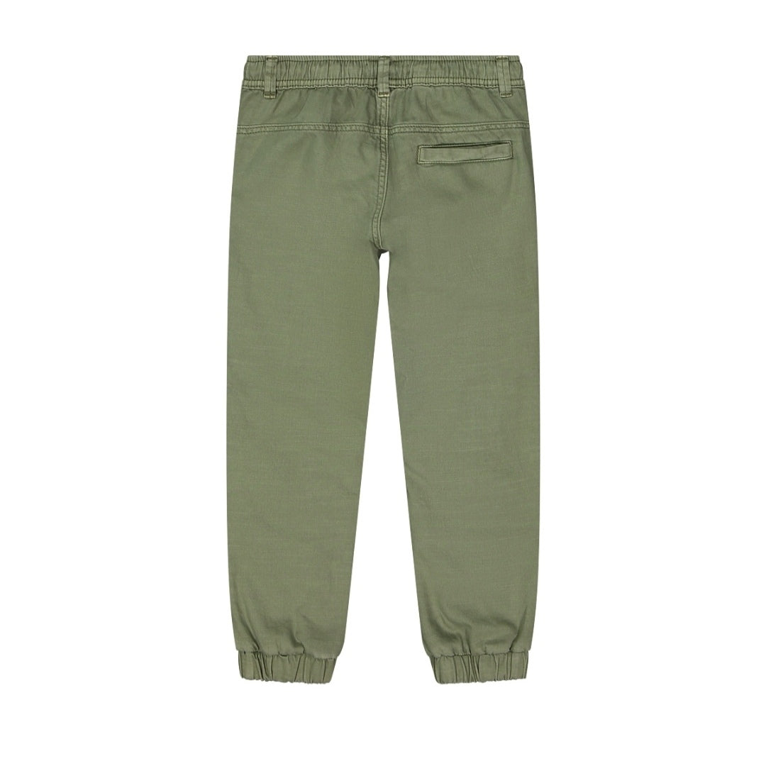 Pantalone in gabardina leggera con tasconi bambino