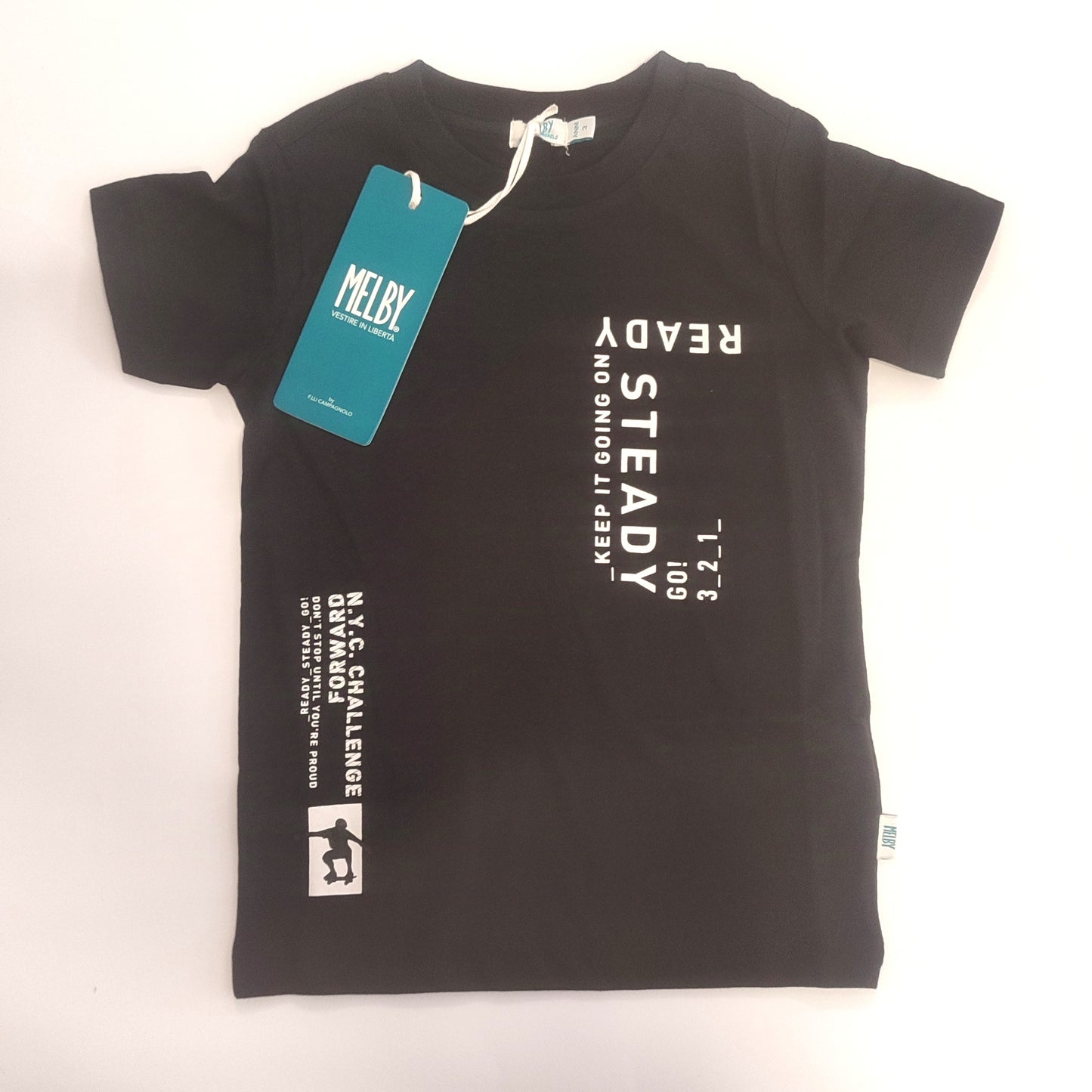 T-shirt mezza manica in cotone per bambino