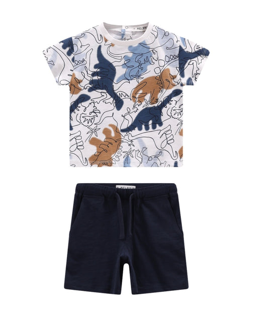 Completo t-shirt e pantaloncino per bambino