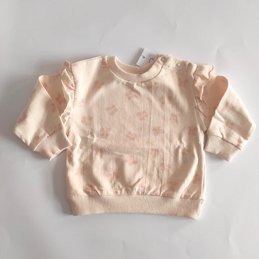 Felpa in cotone per bambina