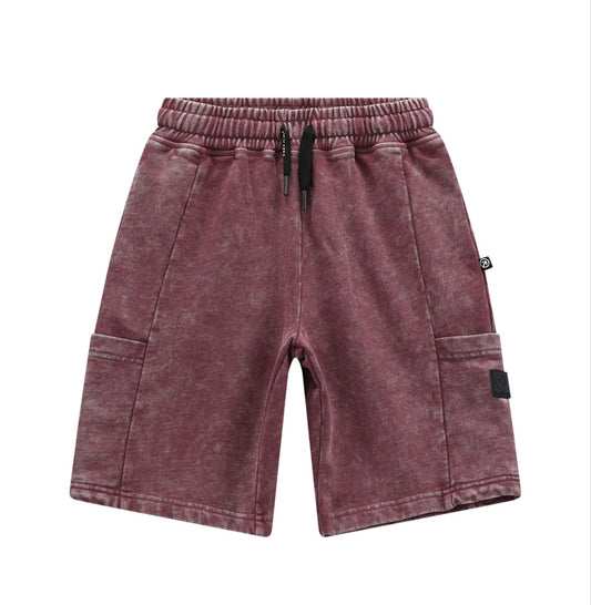 Bermuda in felpa acidata per ragazzo