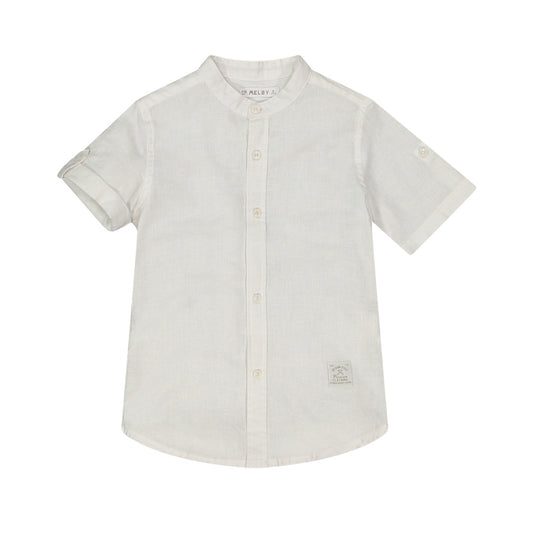 Camicia coreana a manica corta per bambino