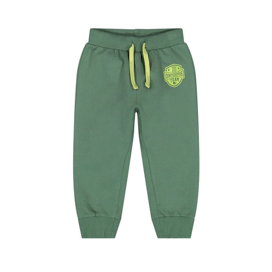 Pantalone jogger in felpa di cotone per neonato