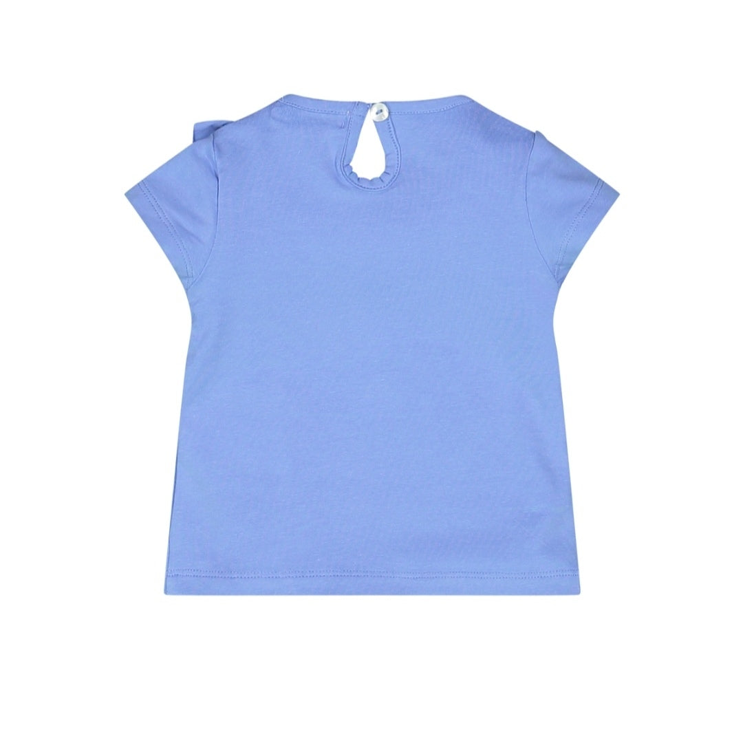 T-shirt con volant per bambina